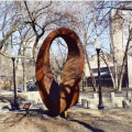 Antique custom art outdoor metal statue corten steel sculpture